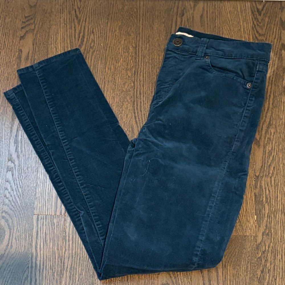 J. Crew velvety skinny jeans
